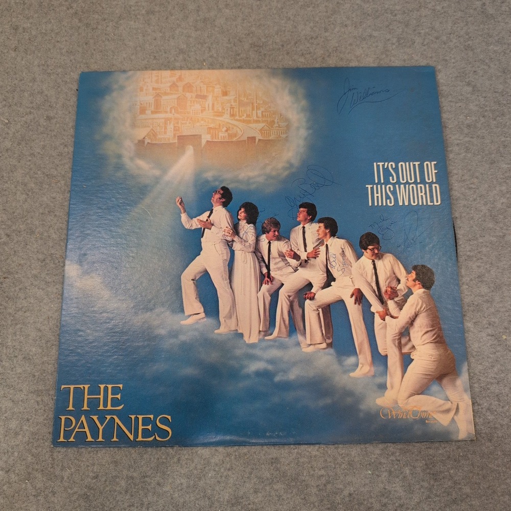 The Paynes It's Out of This World Signed Vinyl LP Windchime Records WC-8231 - Picture 1 of 5